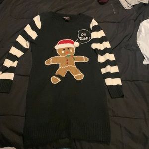 Christmas sweater dress